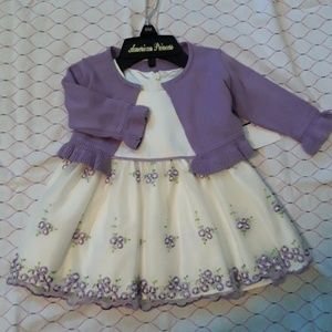 Baby girl purple dress